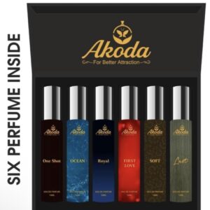 Akoda Perfume For Men pack of six